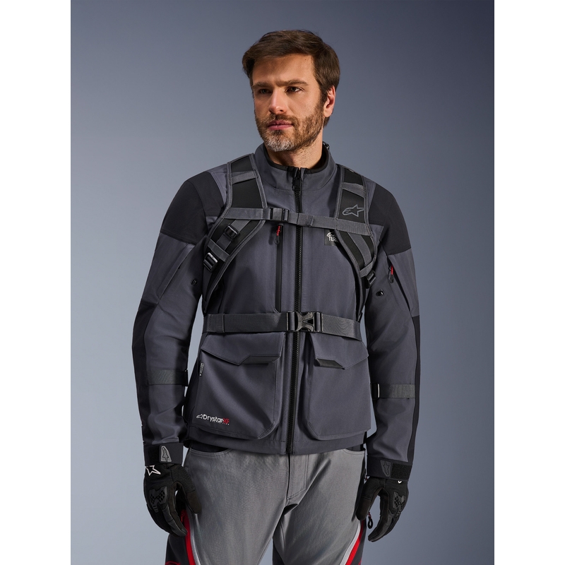 Batoh na motorku Alpinestars AT-15 černo-šedý 15 l