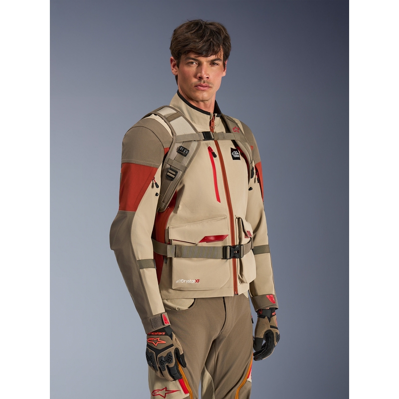 Batoh na motorku Alpinestars AT-15 pískovo-oranžový 15 l