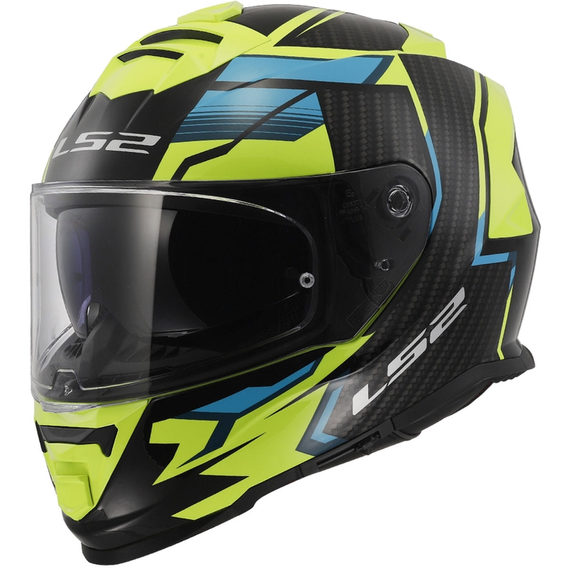Integrální helma na motorku LS2 FF800 Storm II Tracker černo-fluo žlutá