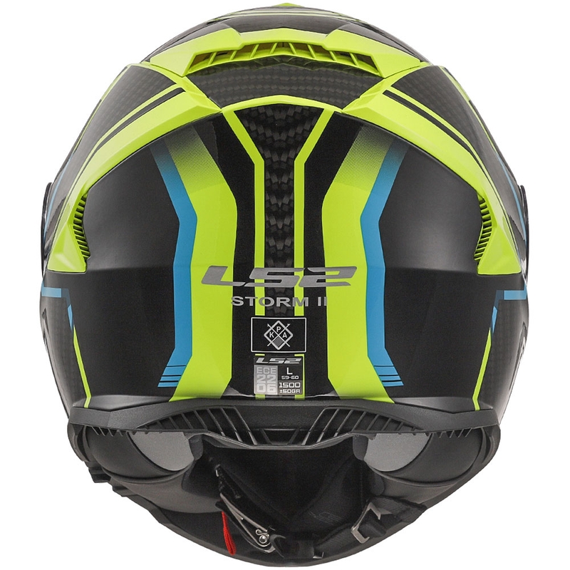 Integrální helma na motorku LS2 FF800 Storm II Tracker černo-fluo žlutá