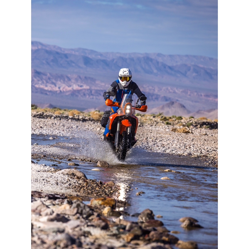 Bunda na motorku Alpinestars Maxdura Drystar XF modro-tmavě šedá