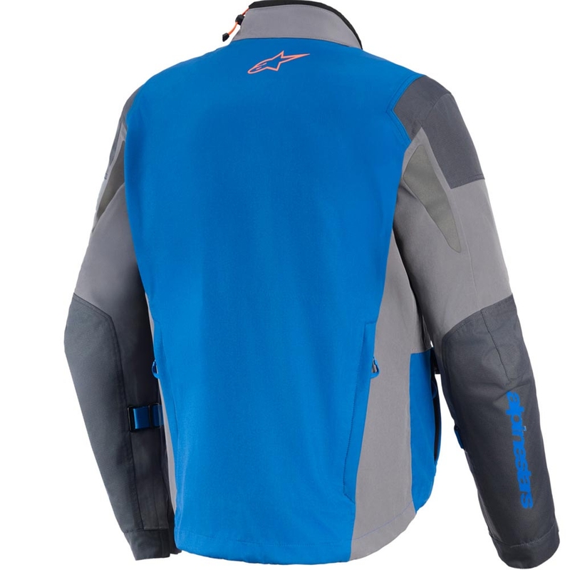 Bunda na motorku Alpinestars Maxdura Drystar XF modro-tmavě šedá