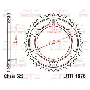 Řetězová rozeta JT JTR 1876-50 50 zubů, 525