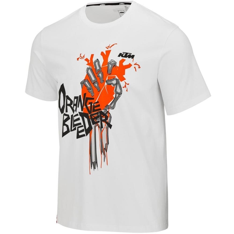 Tričko KTM Orange Bleeder bílé
