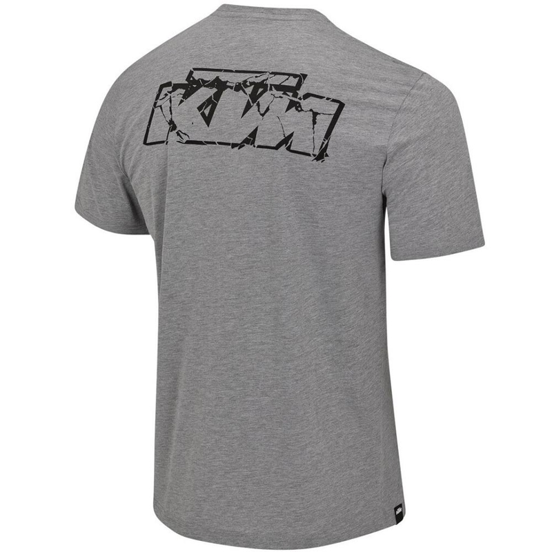 Tričko KTM Logo světle šedý melír