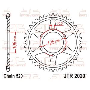 Řetězová rozeta JT JTR 2020-51 51 zubů, 520