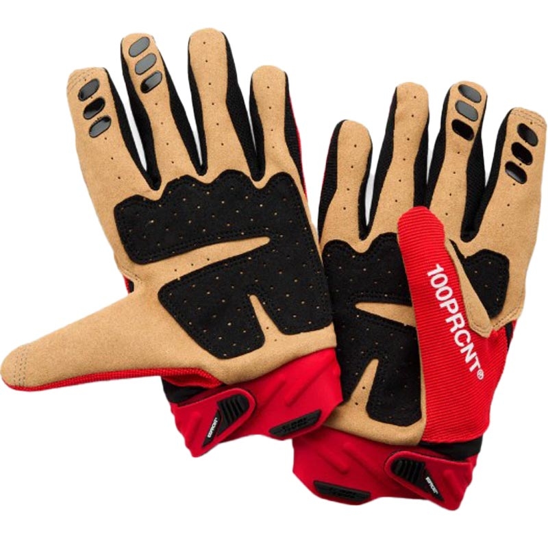 Motokrosové rukavice 100% Airmatic 2 červeno-černé