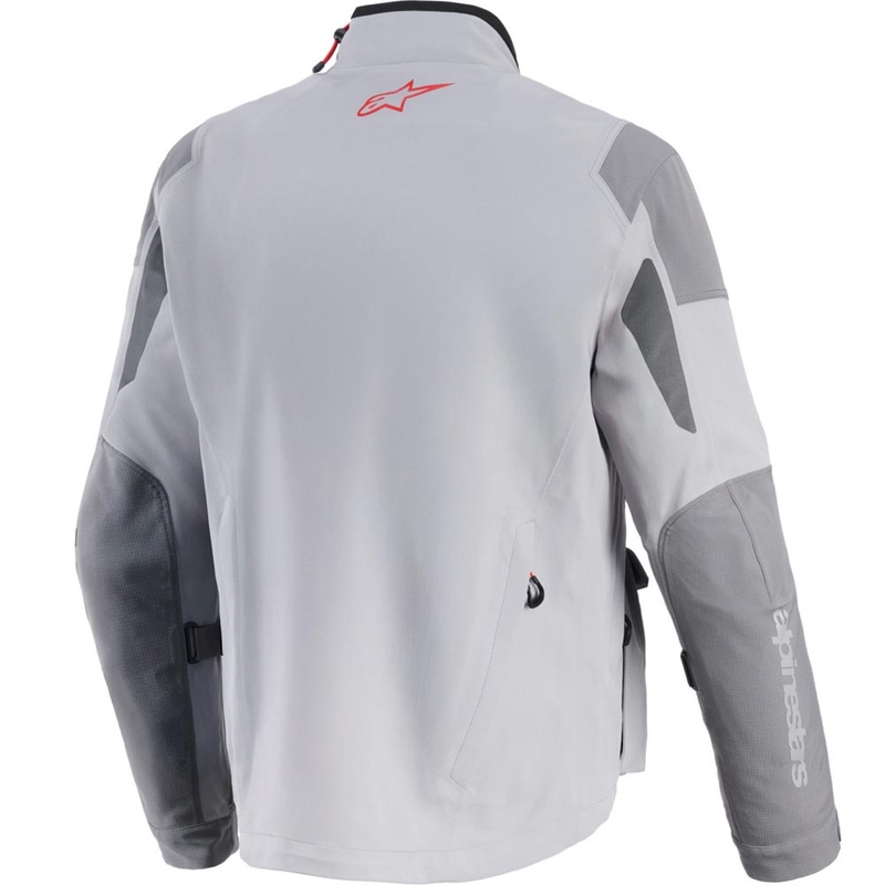 Bunda na motorku Alpinestars Maxdura Drystar XF světle šedo-tmavě šedá