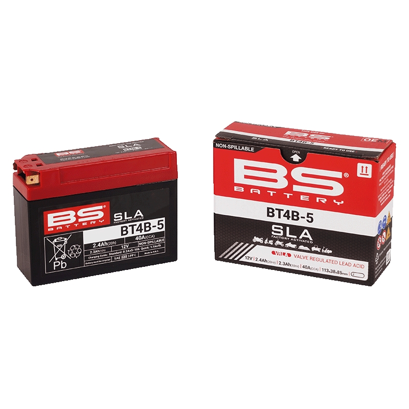 Továrně aktivovaná motocyklová baterie BS-BATTERY SLA