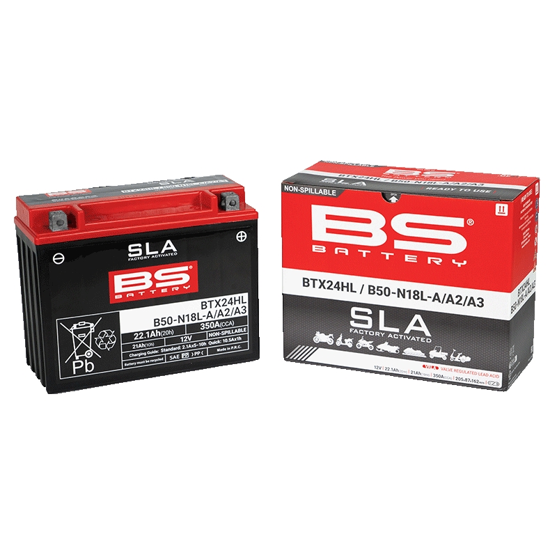 Továrně aktivovaná motocyklová baterie BS-BATTERY SLA