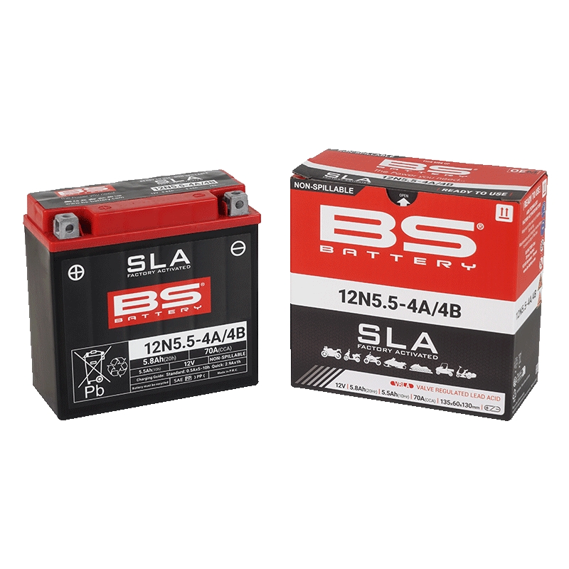 Továrně aktivovaná motocyklová baterie BS-BATTERY SLA