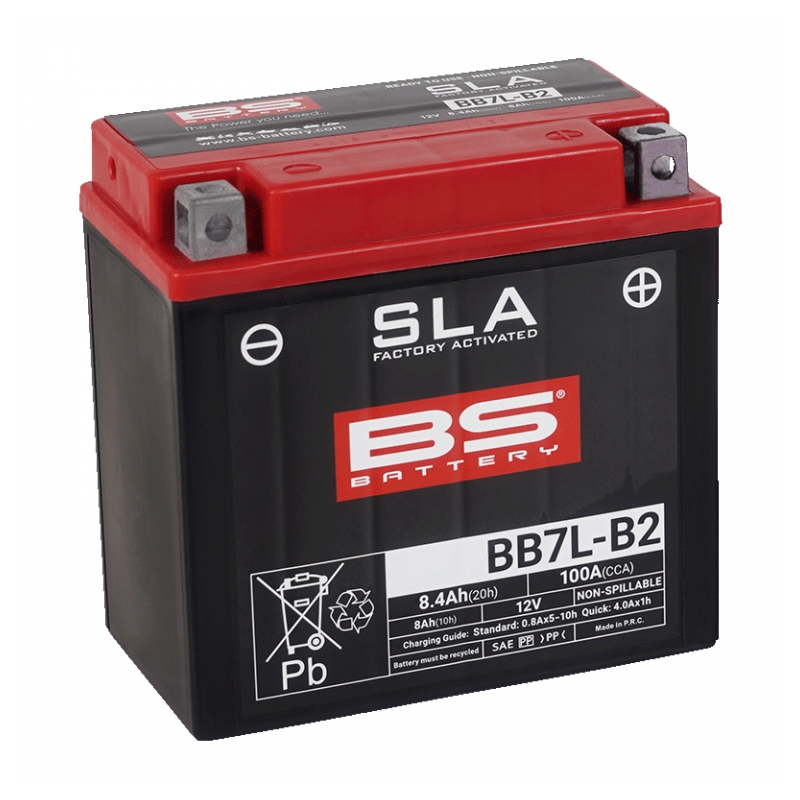 Továrně aktivovaná motocyklová baterie BS-BATTERY SLA