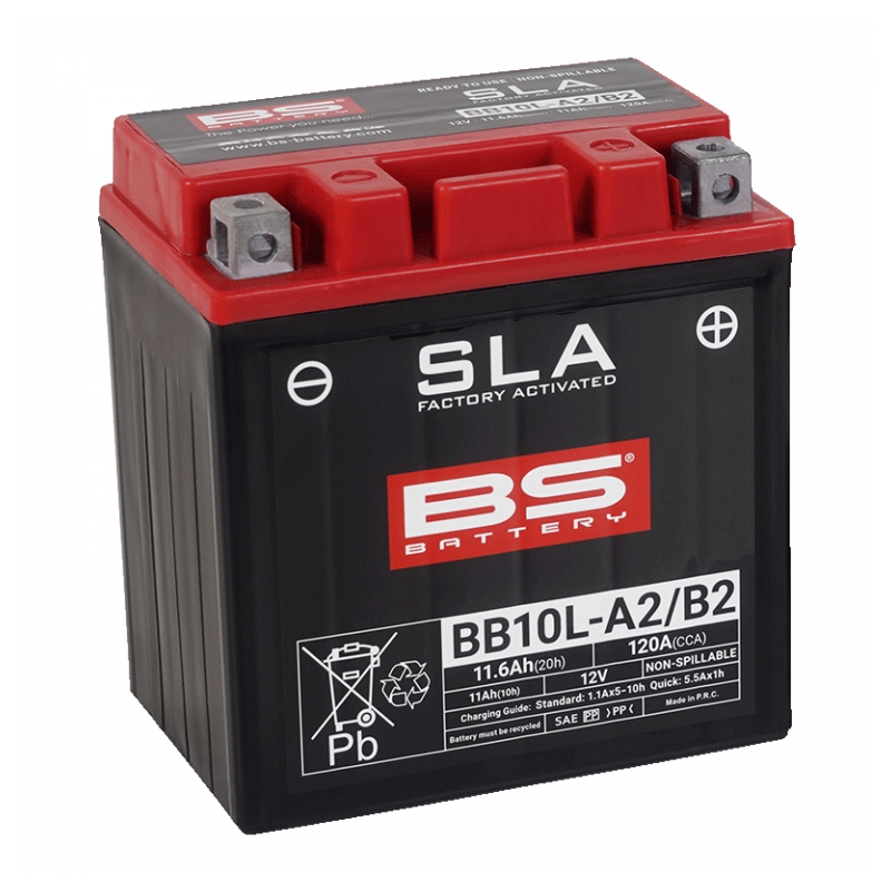 Továrně aktivovaná motocyklová baterie BS-BATTERY SLA