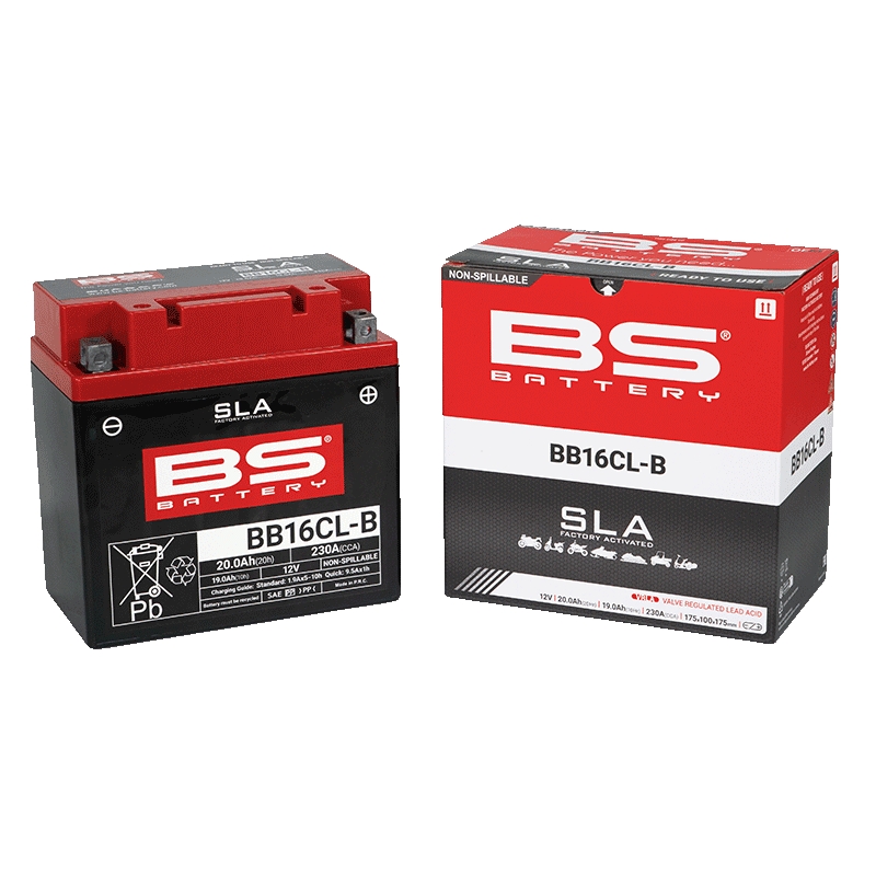 Továrně aktivovaná motocyklová baterie BS-BATTERY SLA