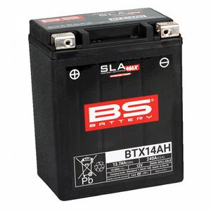 Továrně aktivovaná motocyklová baterie BS-BATTERY BTX14AH (FA) (YTX14AH (FA)) SLA MAX