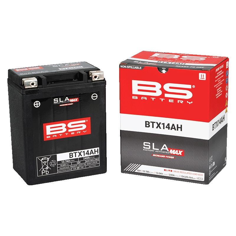 Továrně aktivovaná motocyklová baterie BS-BATTERY SLA MAX