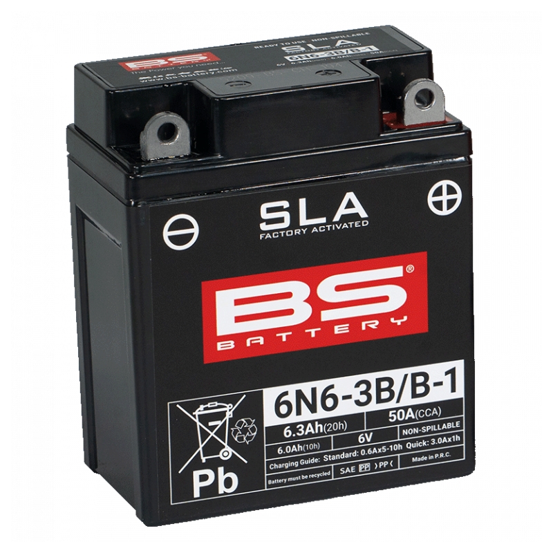 Továrně aktivovaná motocyklová baterie BS-BATTERY