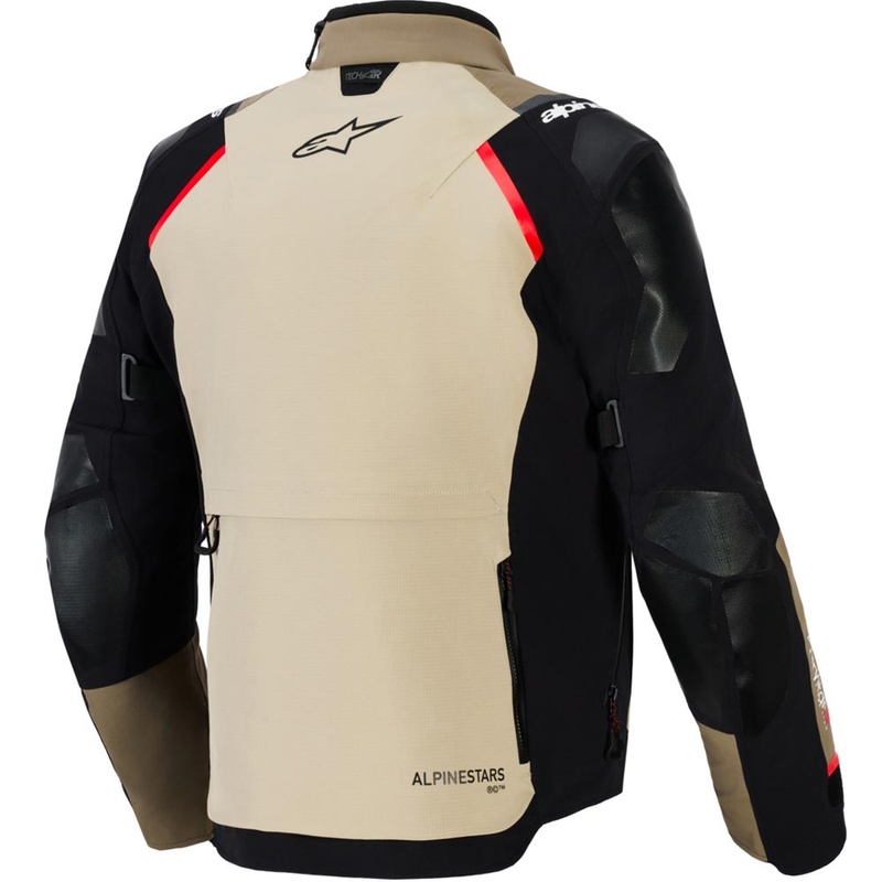 Bunda na motorku Alpinestars Andes PRO Drystar XF hnědo-černo-oranžová