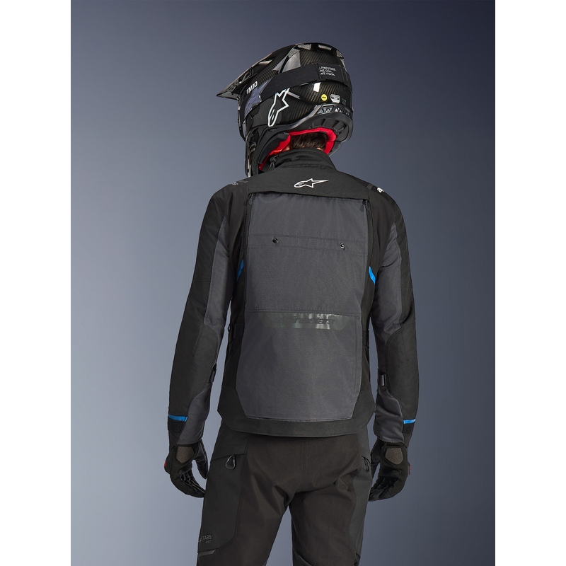 Bunda na motorku Alpinestars Cusco Drystar černo-tmavě šedá