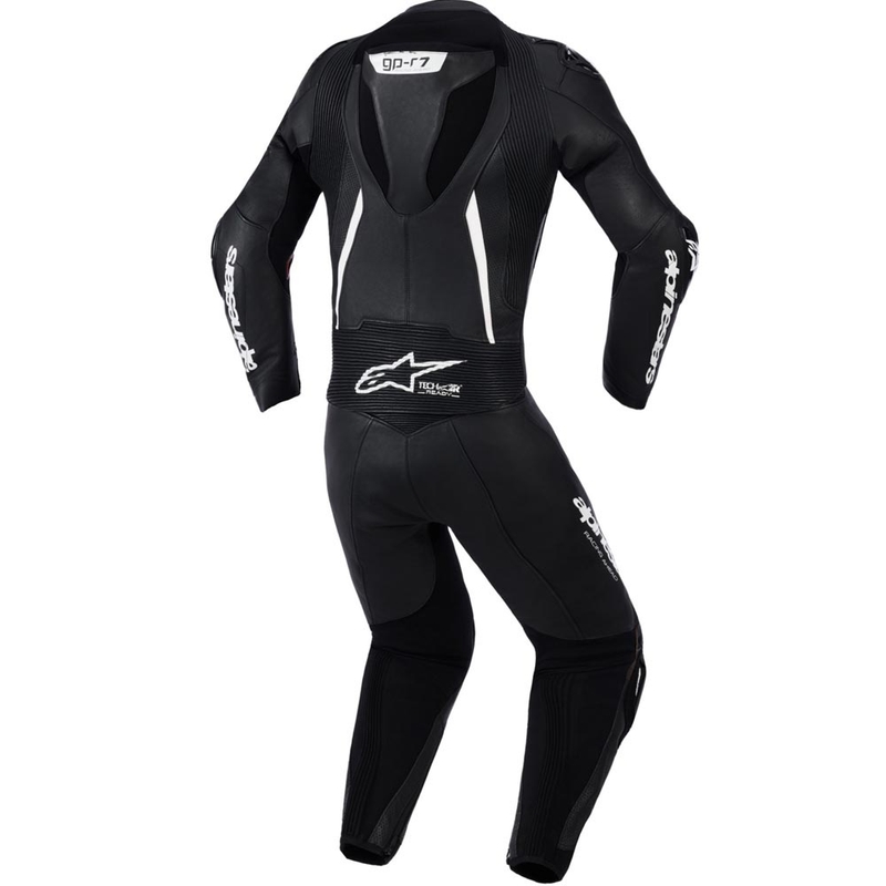 Dámská dvoudílná kožená kombinéza na motorku Alpinestars Stella GP-R7 černá