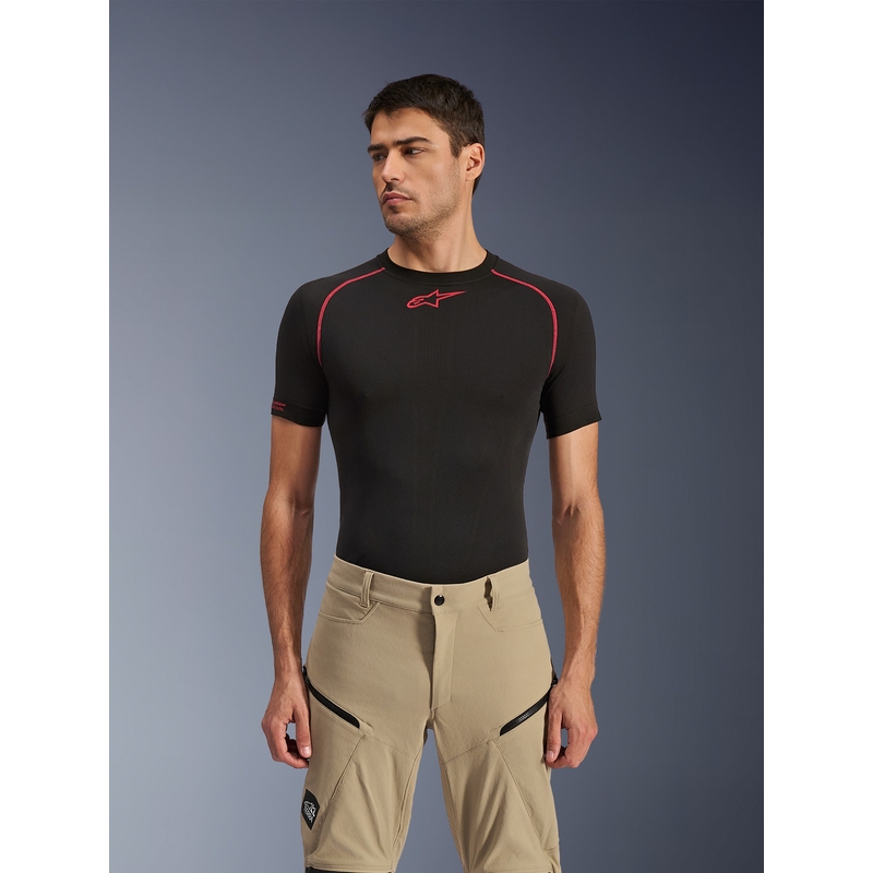 Kalhoty na motorku Alpinestars Explore AST světle hnědo-černé