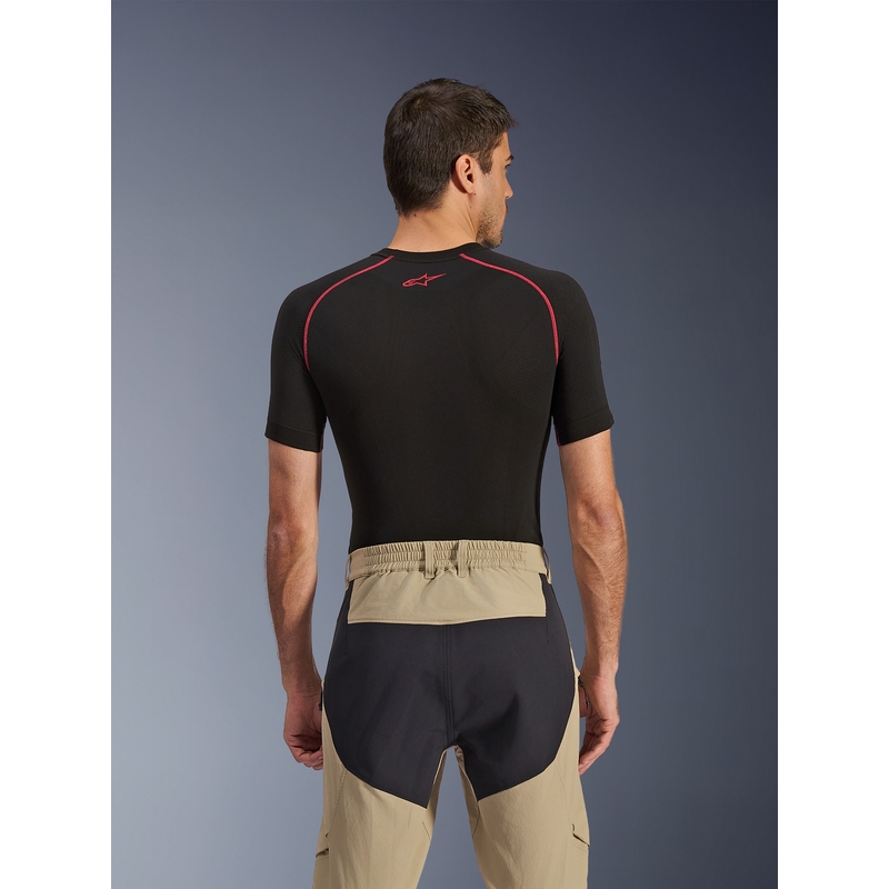 Kalhoty na motorku Alpinestars Explore AST světle hnědo-černé