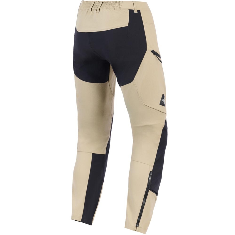 Kalhoty na motorku Alpinestars Explore AST světle hnědo-černé