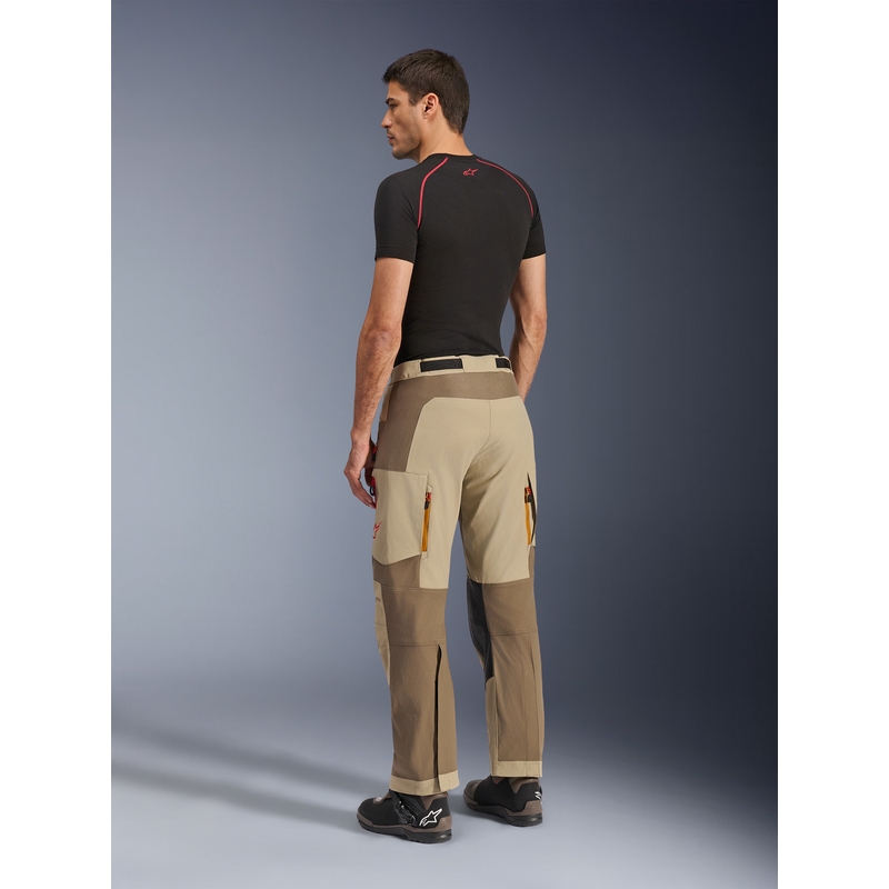 Kalhoty na motorku Alpinestars Maxdura Dual světle hnědé