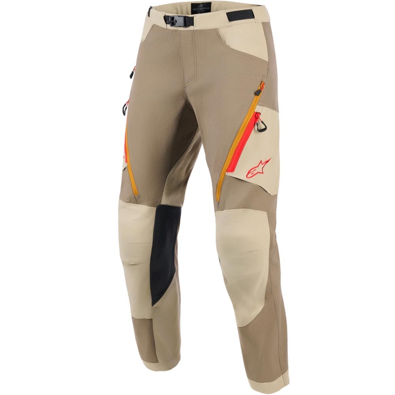 Kalhoty na motorku Alpinestars Maxdura Dual světle hnědé