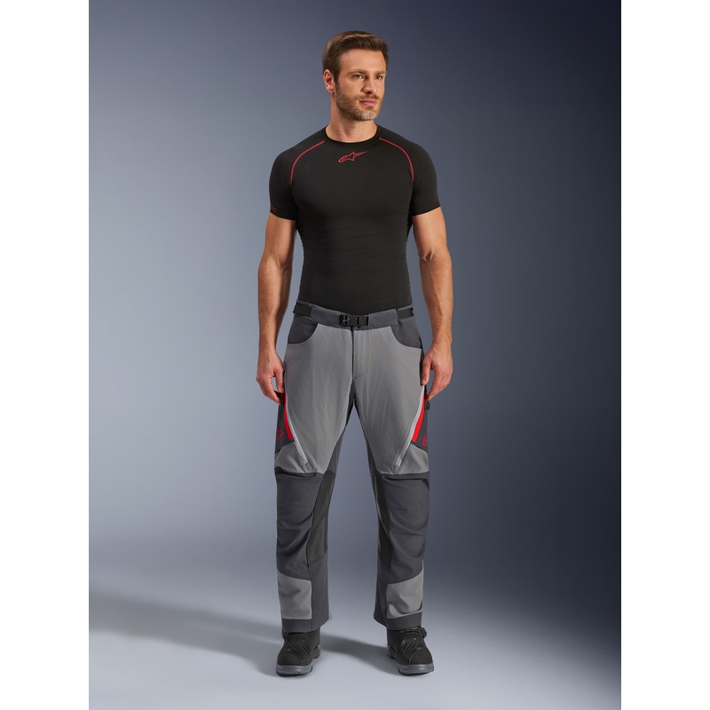 Kalhoty na motorku Alpinestars Maxdura Dual šedo-tmavě šedé