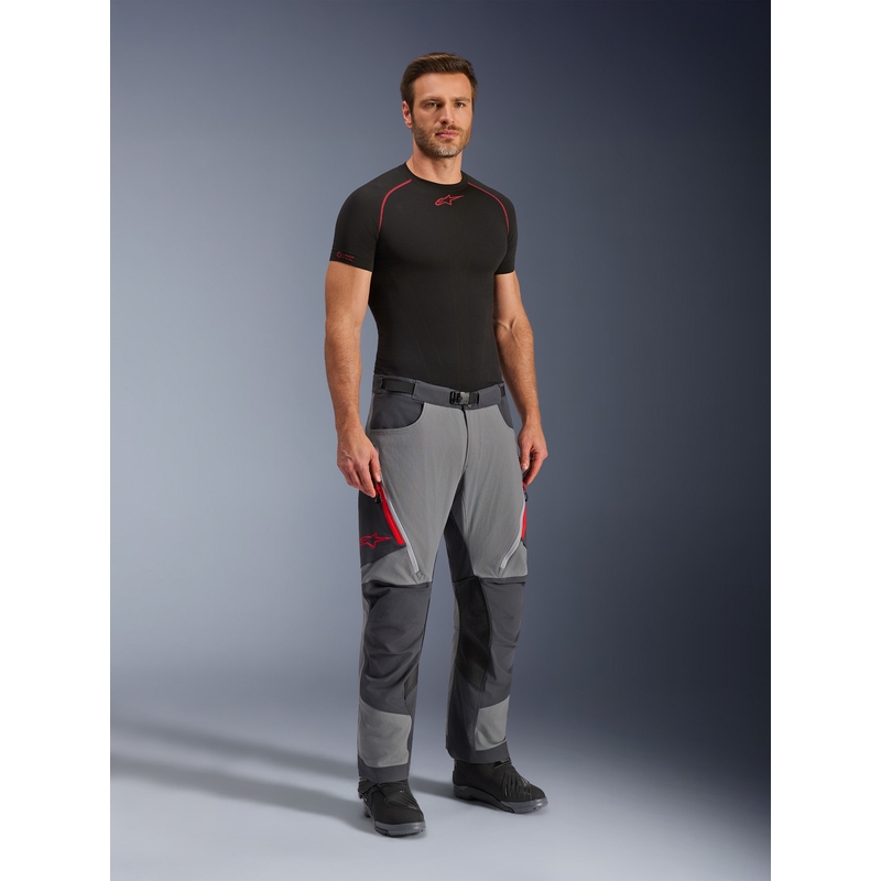Kalhoty na motorku Alpinestars Maxdura Dual šedo-tmavě šedé