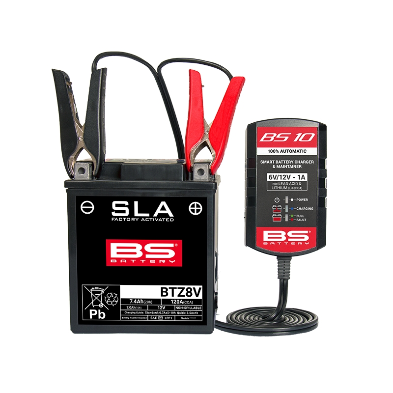 Nabíječka baterií BS-BATTERY AUTOMATIC (vhodné také pro lithiové baterie) 6/12V 1000mA