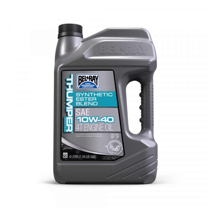 Motorový olej Bel-Ray THUMPER RACING SYNTHETIC ESTER BLEND 4T 10W-40 4 l