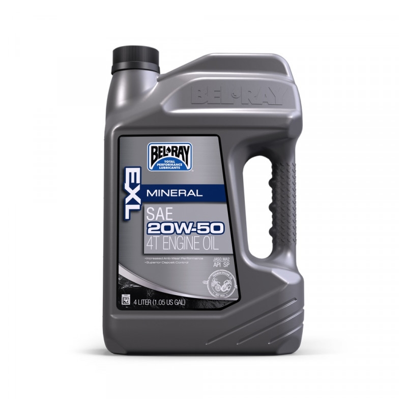 Motorový olej Bel-Ray EXL MINERAL 4T 20W-50 4 l výprodej