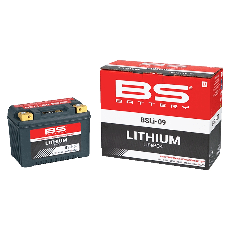 Lithiová motocyklová baterie BS-BATTERY