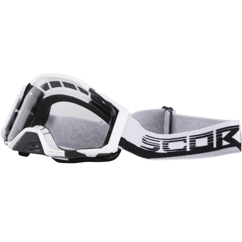 Motokrosové brýle Scorpion MX Mask bílo-černé