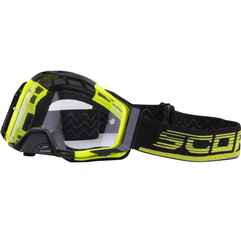 Motokrosové brýle Scorpion MX Mask fluo žluto-černé