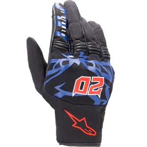 Rukavice na motorku Alpinestars Copper FQ20 černo-červeno-modro-bílé
