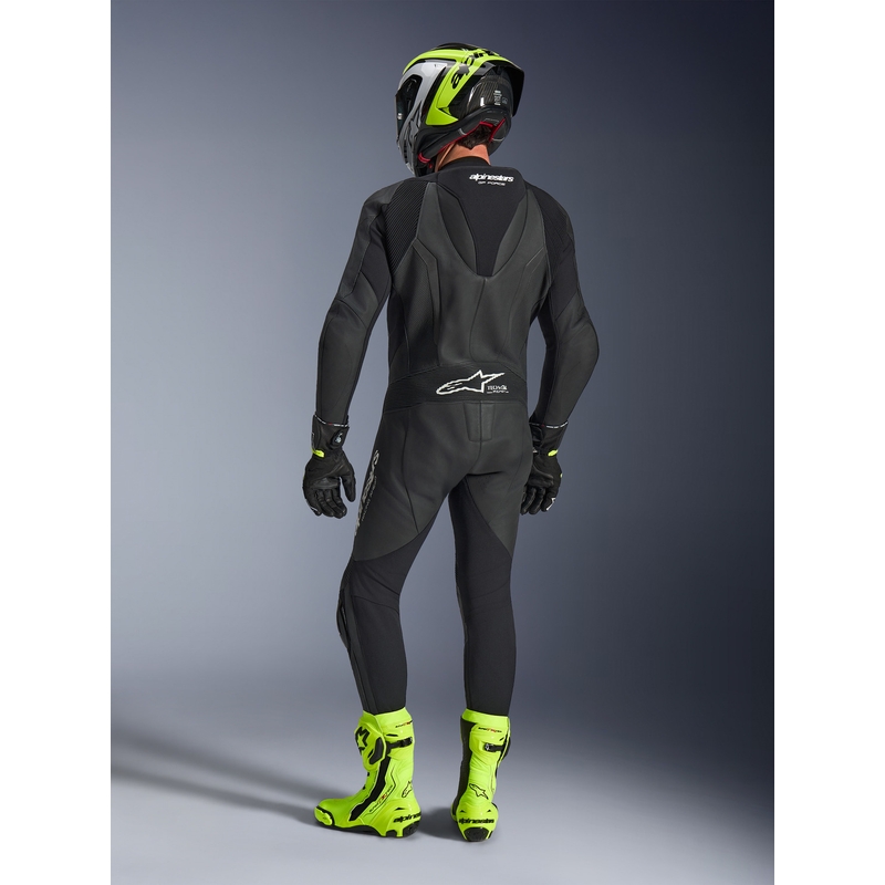 Jednodílná kombinéza na motorku Alpinestars GP FORCE V2 černo-bílá