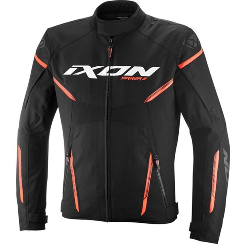 Bunda na motorku IXON Striker 2 černo-oranžová