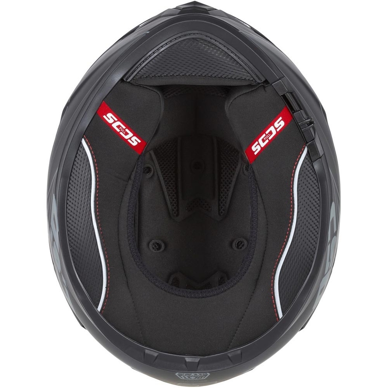 Integrální helma na motorku Cassida Integral GT 2.1 Jawa Sport černo-perleťově červeno-stříbrná