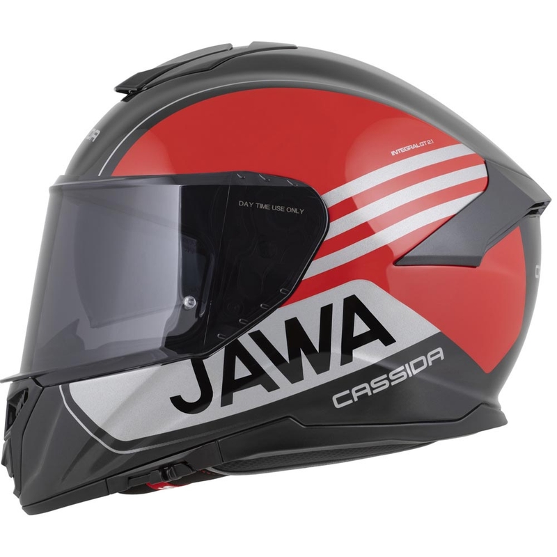 Integrální helma na motorku Cassida Integral GT 2.1 Jawa Sport černo-perleťově červeno-stříbrná