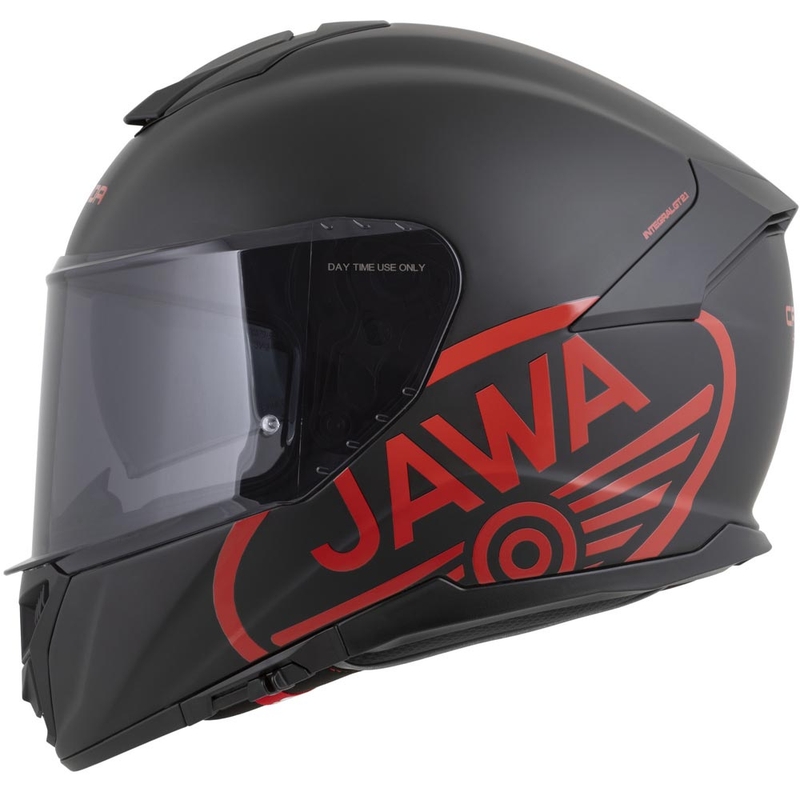 Integrální helma na motorku Cassida Integral GT 2.1 Jawa Solid matná černo-lesklá červená
