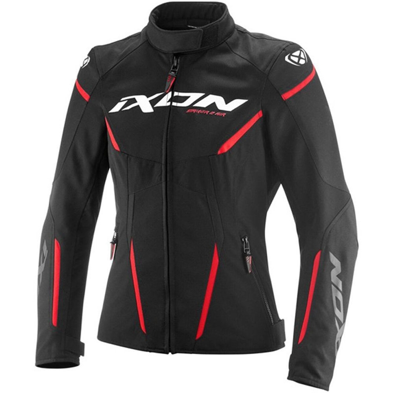 Dámská bunda na motorku IXON Striker 2 Air WP Lady černo-červená