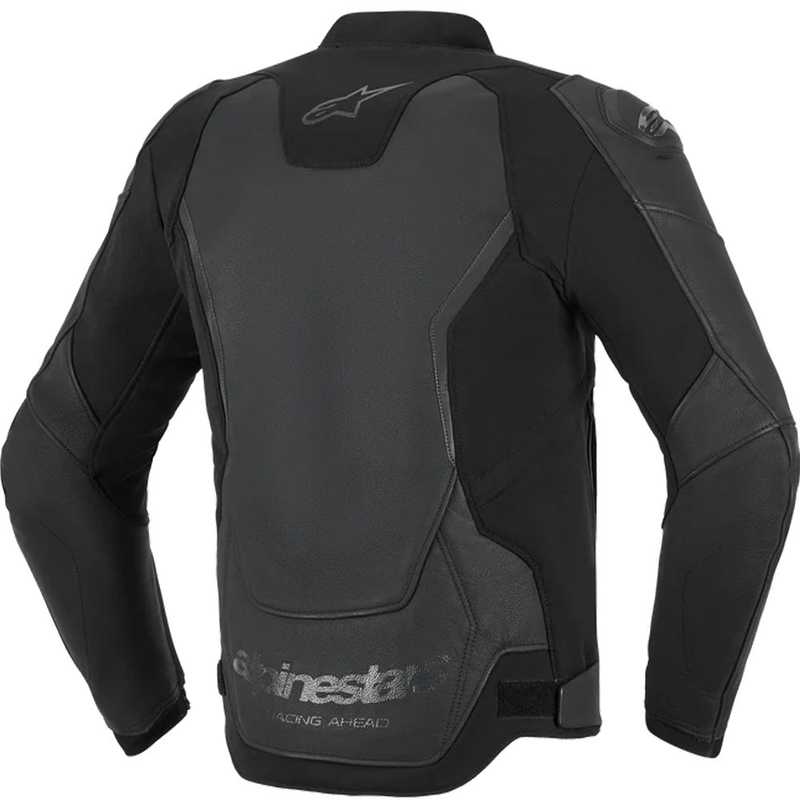 Kožená bunda na motorku Alpinestars GP Force V2 černo-černá