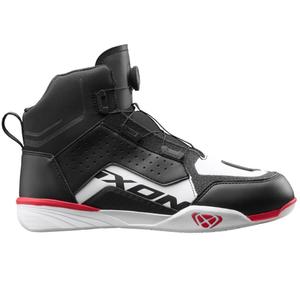 Boty na motorku IXON Vyper WP černo-bílo-červené
