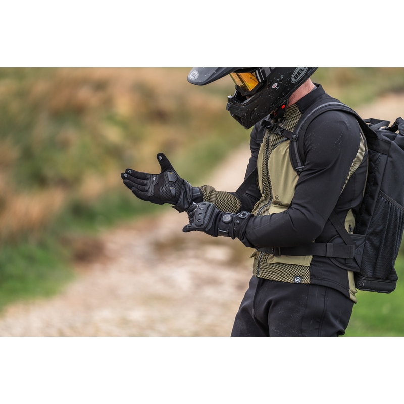Rukavice na motorku Knox Orsa Textile OR4 černé