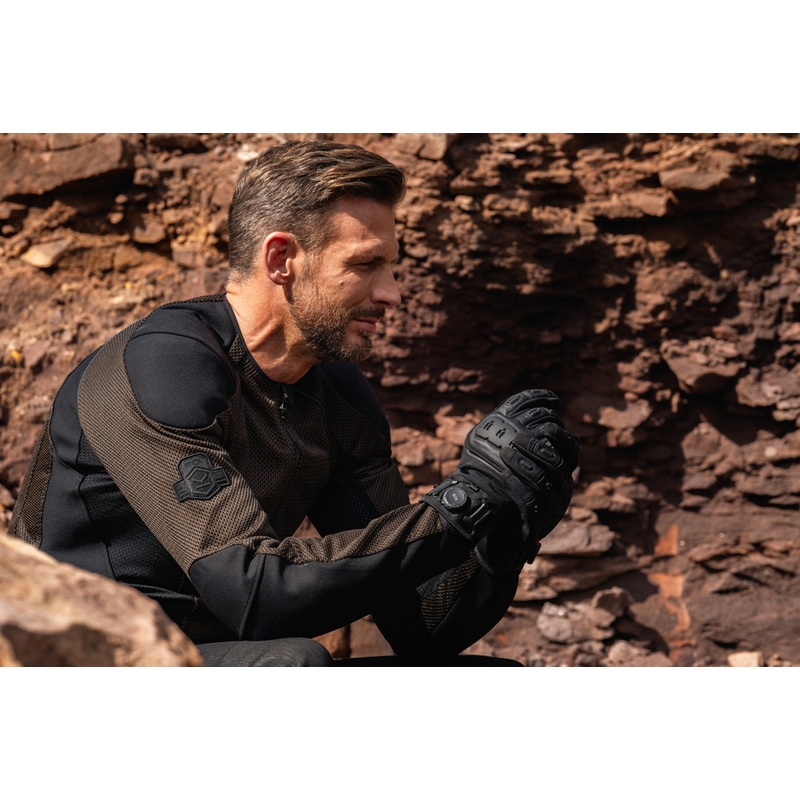 Rukavice na motorku Knox Orsa Textile OR4 černé