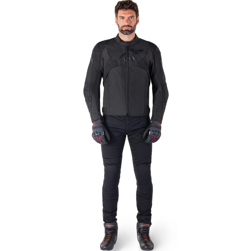 Bunda na motorku Alpinestars T-JAWS V4 Waterproof černo-černá