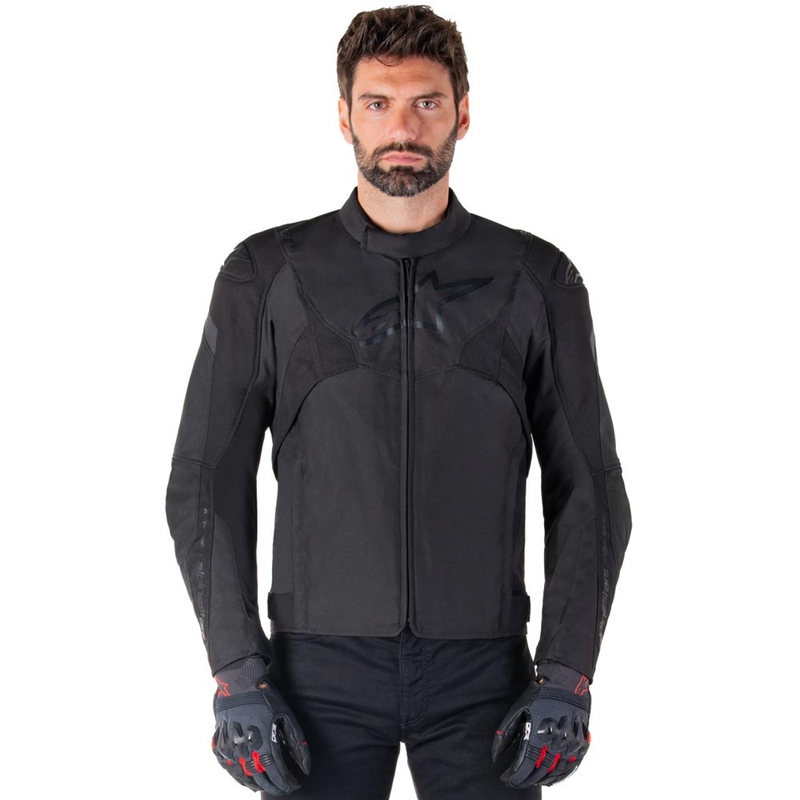 Bunda na motorku Alpinestars T-JAWS V4 Waterproof černo-černá